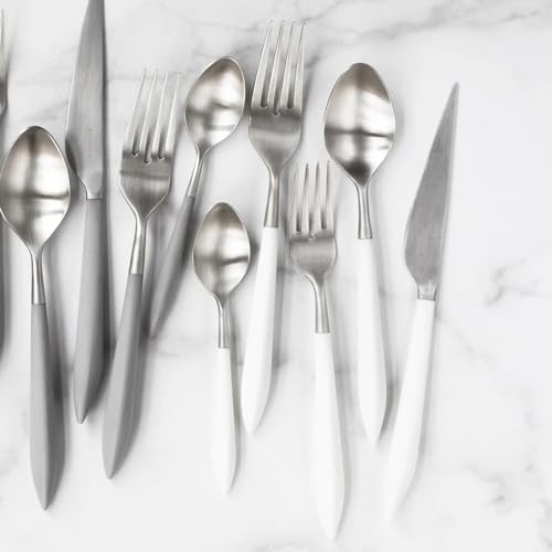 Vietri Ares Argento - White 5-Piece Place Setting