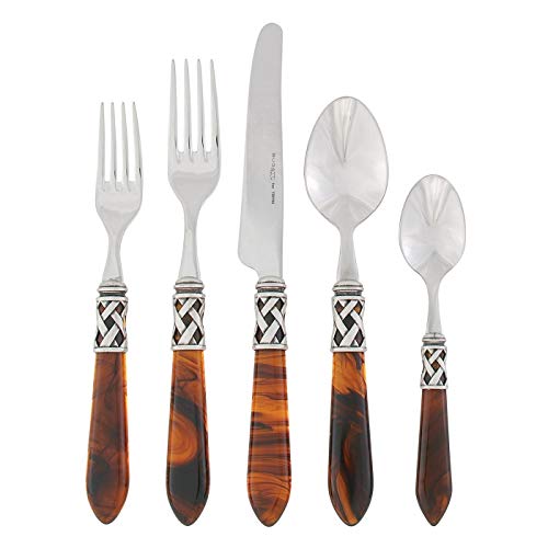 Vietri Aladdin Antique Tortoiseshell 5-Piece Place Setting
