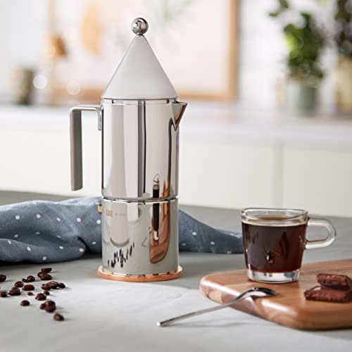 Alessi LA CONICA Espresso Coffee Maker, 3 Cup