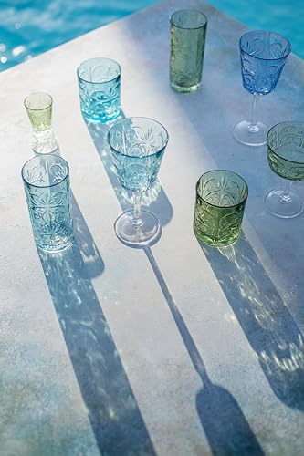 Vietri Barocco Cobalt Highball Glass Cocktail 12 oz