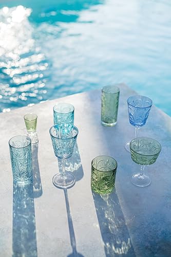 Vietri Barocco Cobalt Highball Glass Cocktail 12 oz