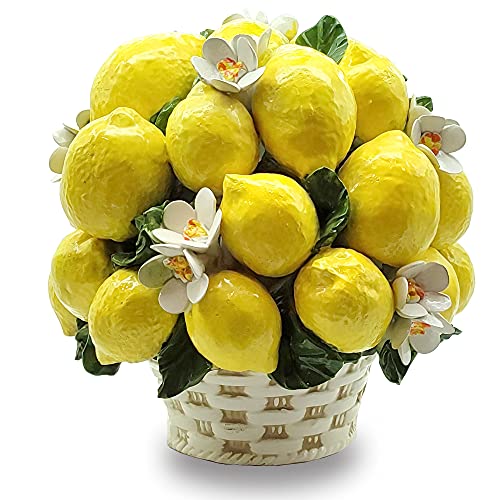 Italian Ceramic Lemons XXL Centerpieces - Handmade in Italy