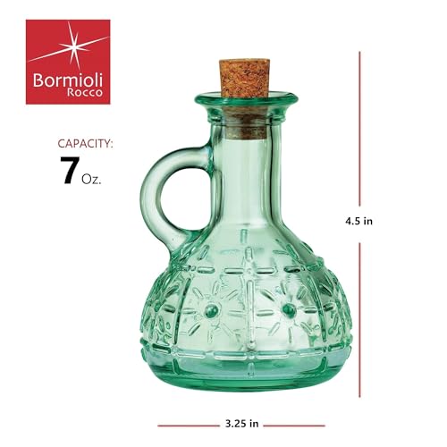 Bormioli Rocco Olivia 7 Ounce Oil Cruet Bottle