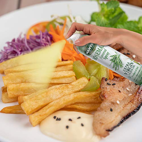 Mantova Extra Virgin Olive Oil Spray Truffle Flavored 8 oz. Spray Bottle - Manage Oil Amount - Great For Salads & Cooking