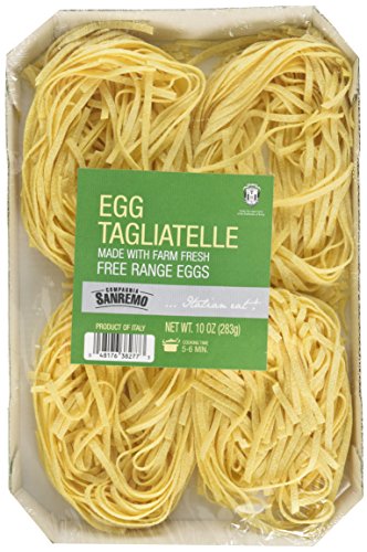 Sanremo Pasta Italian Egg Tagliatelle - Authentic Non-Gmo
