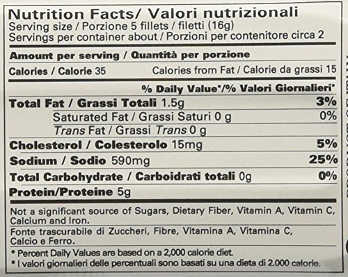 Agostino Recca - Flat Fillets of Anchovies in Olive Oil, (3)- 2 Ounce. Tins