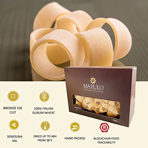 Marulo Calamarata Pasta, Italian Bronze Cut Gourmet 500g