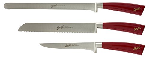 Berkel Elegance Ham, Red 3-Piece Knife Set