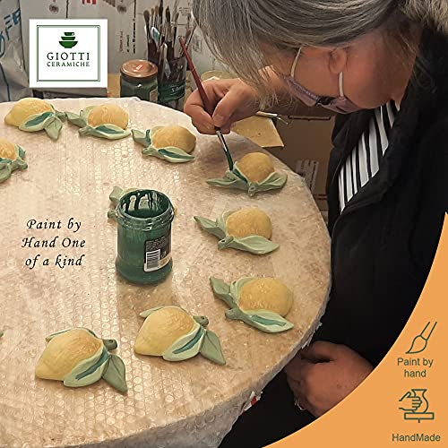 Italian Ceramic Lemons XXL Centerpieces - Handmade in Italy