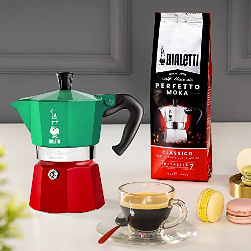 Bialetti Moka Express: Real Italian Coffee Maker (6 cups)