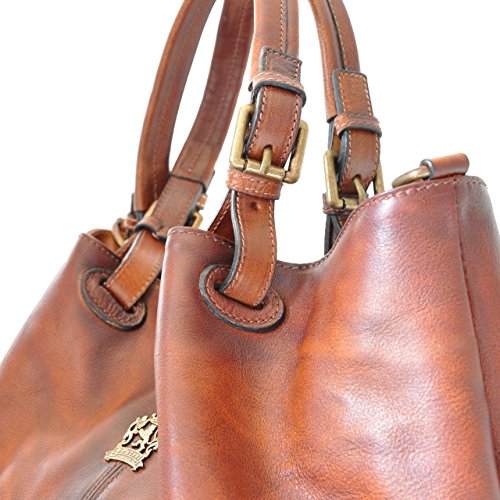 Pratesi Leather Collodi Woman Bag in Cow Leather
