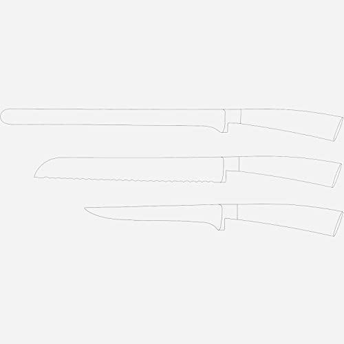 Berkel Elegance Ham, Red 3-Piece Knife Set