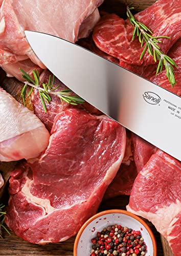 Italian Knife Set: 6 Pcs with Block & Scissors