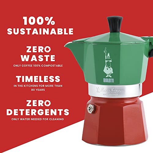 Bialetti Moka Express: Real Italian Coffee Maker (6 cups)