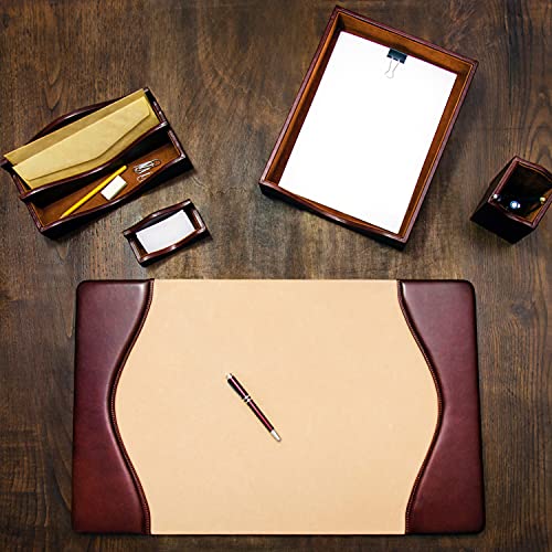 Maruse Leather Desk Set & Office Accessories - Italian Made