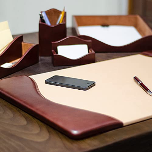 Maruse Leather Desk Set & Office Accessories - Italian Made