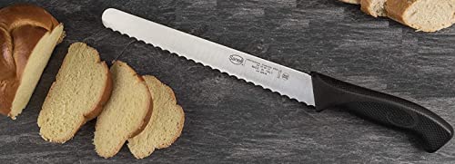 SANELLI Italian Knife Set with Magnetic Block - Black