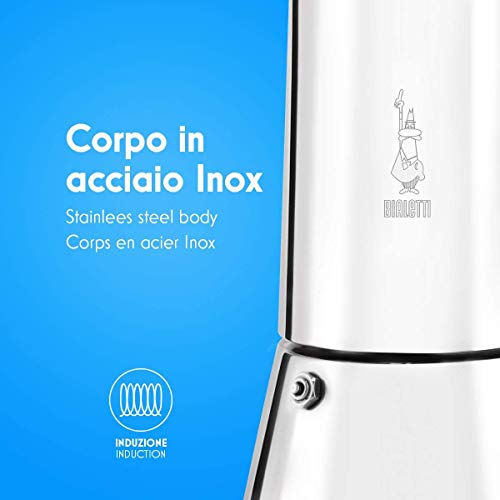 Bialetti Venus Stovetop Espresso Coffee Maker, 6-Cup, Stainless Steel