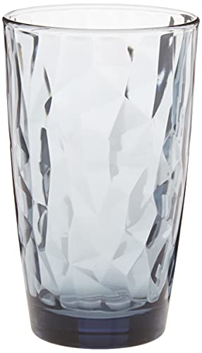 Bormioli Rocco Ocean Blue Diamond Cooler Glasses, 16 oz
