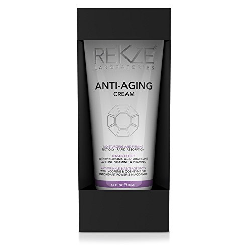 REKZE Advanced Formula Anti-Aging Cream: Unisex Rejuvenation for Face, Neck & Hands - Clinically Proven, Dermatologist-Recommended