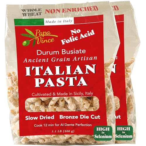 Papa Vince Sicilian Whole Wheat Busiate Pasta