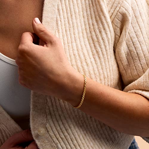 Ross-Simons Italian 14kt Gold Bismark-Link Bracelet