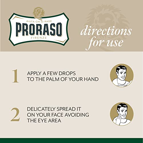 Proraso After Shave Lotion, Men's Refreshing Toning, 3.4oz