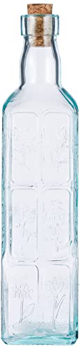 Bormioli Rocco Fiori Bottle - Italian Glassware, 18-1/2 oz