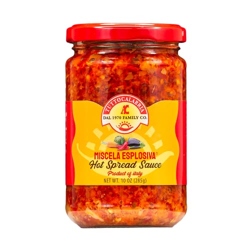 Authentic Calabrian Hot Sauce with Giardiniera Vegetables