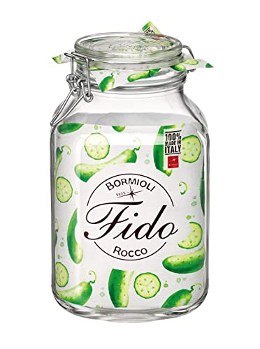 Bormioli Rocco Fido Vaso Quadrato, 3 Litri