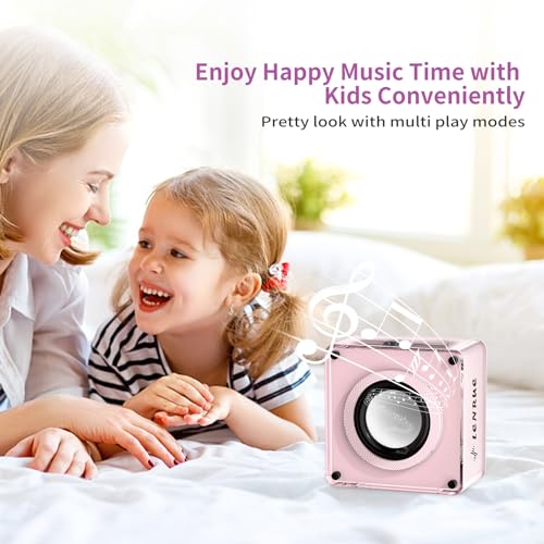 LENRUE Mini Bluetooth Speaker,Wireless Portable Speakers,5W Small Speaker with Clear Sound,Support TWS/TF Card,Lanyard Design for Hiking, Biking, Trip, Gift for Women/Boys/Girls/Teenagers