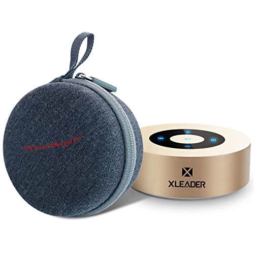 XLEADER [Smart Touch Wireless Speaker SoundAngel A8 (3rd Gen) 5W Small Bluetooth Speaker with Portable Waterproof Case 15H Mic TF Card AUX, Premium Electronic Christmas Xmas Gifts Champagne Gold