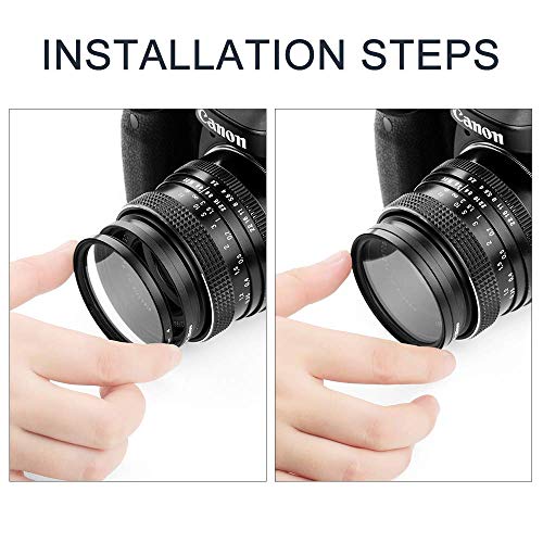 67mm Star Filter 4 Pieces Starburst Lens Filter(4 Points,6 Points,8 Points,12 Points) with Centre Pinch Lens Cap for Canon Nikon Sony Olympus Pentax and Other DSLR Cameras + 4 Slot Filter Pouch