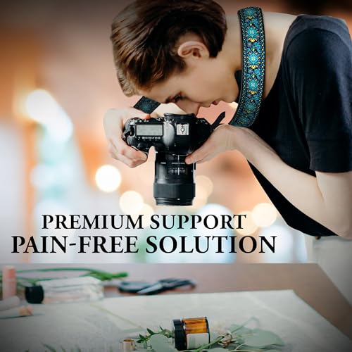 Art Tribute Camera Strap For Photographers Padded Universal Fit Neck Shoulder & Crossbody Strap Quick Release For DSLR/SLR/Mirrorless Canon Nikon Sony Olympus Compatible Photographer Gift