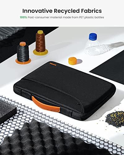 tomtoc 360 Protective Laptop Case for 15-inch MacBook Air M3/A3114 2024, M2/A2941 2023, 15 Inch Surface Laptop 5/4/3, Dell XPS 15 Plus, 15 MacBook Pro A1990 A1707, Water-Resistant Accessory Sleeve Bag