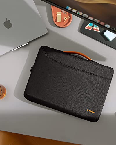 tomtoc 360 Protective Laptop Case for 15-inch MacBook Air M3/A3114 2024, M2/A2941 2023, 15 Inch Surface Laptop 5/4/3, Dell XPS 15 Plus, 15 MacBook Pro A1990 A1707, Water-Resistant Accessory Sleeve Bag