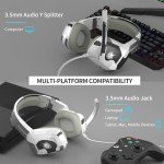 PHOINIKAS Gaming Headset for PS4, Xbox One, PC