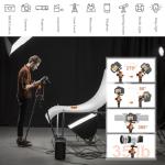 JOILCAN Tripod for Camera, 81" Camera Tripod Stand, 83 inches DSLR Tripods & Monopods, Heavy Duty Travel Tripod for Binoculars Laser Level Spotting Scope Telescope, Professional Complete Tripod Units