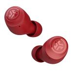 JLab Go Air Pop True Wireless Bluetooth Earbuds + Charging Case, Rose Red, Dual Connect, IPX4 Sweat Resistance, Bluetooth 5.1 Connection, 3 EQ Sound Settings Signature, Balanced, Bass Boost