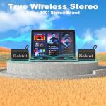 Bobtot Bluetooth Speaker Portable Wireless Speaker - IPX7 Waterproof Shower Speaker with Stereo Sound TWS Bluetooth 5.1 Speaker Portable Speaker for Home Party Beach Outdoor