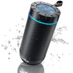 comiso Shower Bluetooth Speaker, IPX5 Waterproof Speakers with 360° HD Surround Sound, Punchy Bass, Wireless TWS Pairing, 24H Playtime, Portable Speaker for Home/Outdoor/Camping/Beach, Birthday Gifts