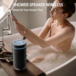 comiso Shower Bluetooth Speaker, IPX5 Waterproof Speakers with 360° HD Surround Sound, Punchy Bass, Wireless TWS Pairing, 24H Playtime, Portable Speaker for Home/Outdoor/Camping/Beach, Birthday Gifts