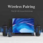 comiso Shower Bluetooth Speaker, IPX5 Waterproof Speakers with 360° HD Surround Sound, Punchy Bass, Wireless TWS Pairing, 24H Playtime, Portable Speaker for Home/Outdoor/Camping/Beach, Birthday Gifts