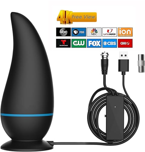 2024 TV Antenna - Amplified Long Range 580+Miles | Supports 4K HD | Indoor Outdoor