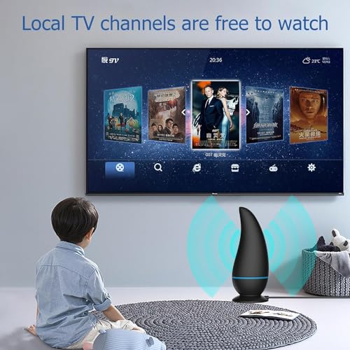 2024 TV Antenna - Amplified Long Range 580+Miles | Supports 4K HD | Indoor Outdoor