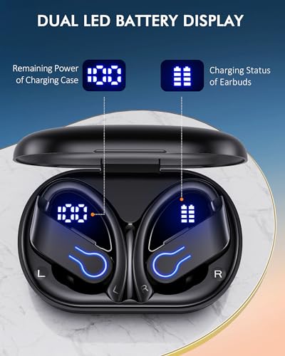 Bluetooth Earbuds with 120H Playtime & LED Display