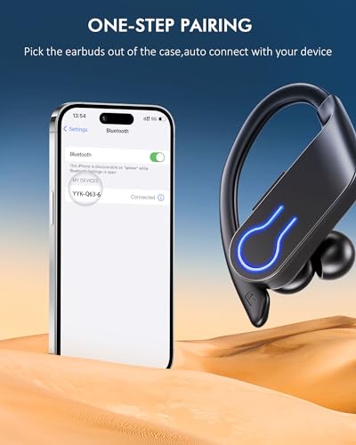 Bluetooth Earbuds with 120H Playtime & LED Display