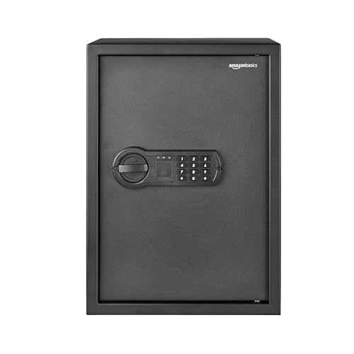 Amazon Basics Steel Security Safe - Programmable Keypad Lock