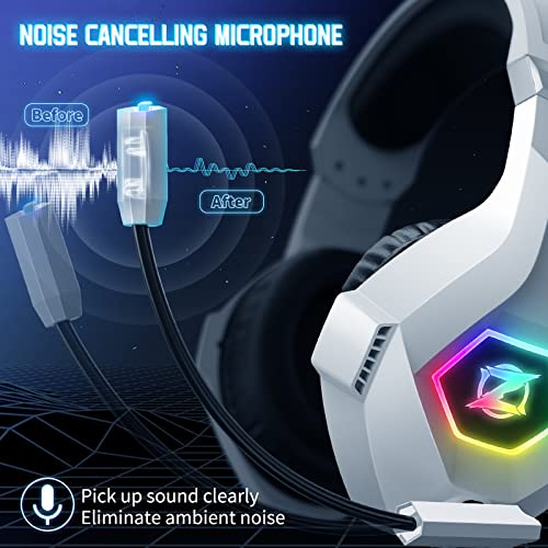 Ozeino Gaming Headset with 7.1 Surround Sound, RGB