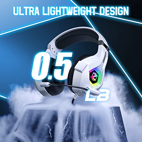 Ozeino Gaming Headset with 7.1 Surround Sound, RGB